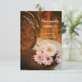 Cartons Réponse Poissons roses et bottes de cow-boy Mariage occide (Debout devant)