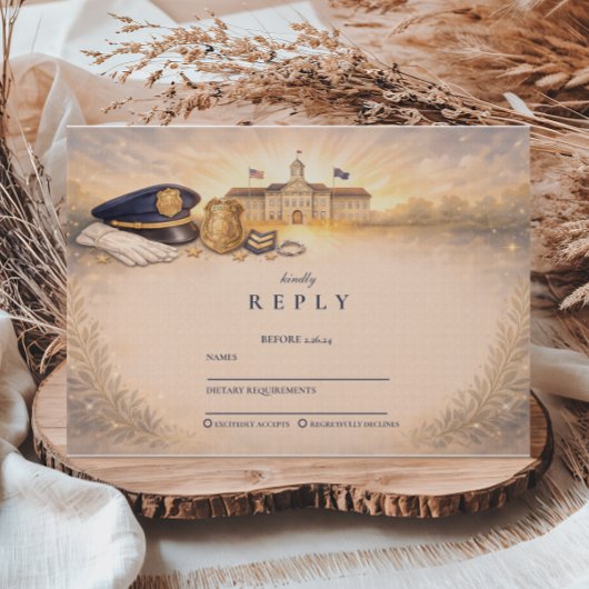 Cartons Réponse Police Academy Honors Graduation Event