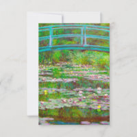 Pont japonais Monet et nappes d'eau