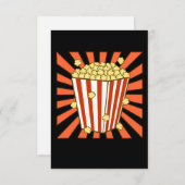 Cartons Réponse Popcorn Lover Popcorns Nourriture Nourriture Graph (Devant / Derrière)