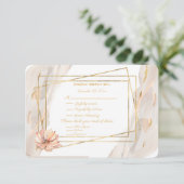 Cartons Réponse Poser le marbre avec des étincelles d'or et broyer (Debout devant)