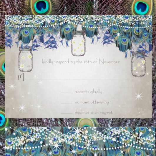 Cartons Réponse Pot de fleurs en verre Luxe Rustique Navy Turquois