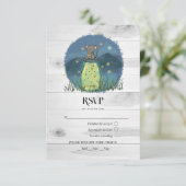 Cartons Réponse Pot Mason Jar à souris rustique luciole (Debout devant)