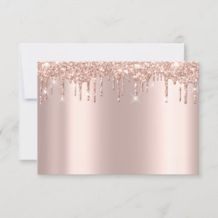 Cartons Réponse Poudre de Blush Rose Gold Pailleté