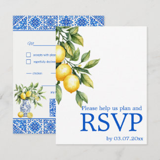Cartons Réponse 💙🍋Préférences alimentaires Azul & Limone Romanc