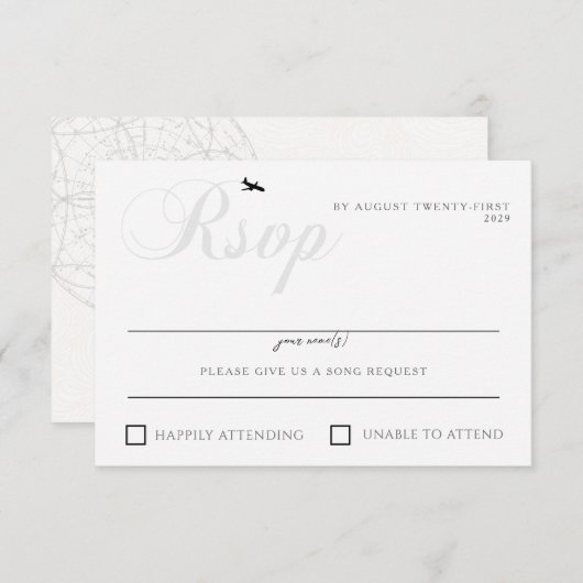 Cartons Réponse Prêt pour le décollage (Devant / Derrière)