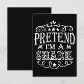 Cartons Réponse Pretend Poison de Shark (Devant / Derrière)