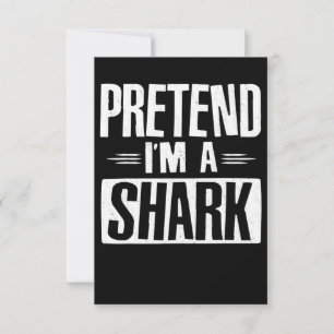 Cartons Réponse Pretend Venin de Shark Funny