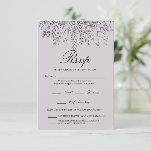 Cartons Réponse Pretty (Debout devant)