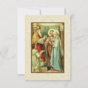 Cartons Réponse Prière Fiançailles de la Courtoisie catholique rel