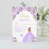 Cartons Réponse Princesse de cheveux blonde clair et blonde or (Debout devant)