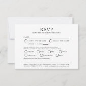Cartons Réponse Printemps fleur de lis art option repas mariage (Dos)