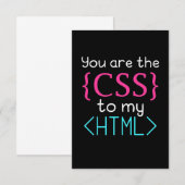 Cartons Réponse Programmeur Vous Êtes Css À Mon Html (Devant / Derrière)