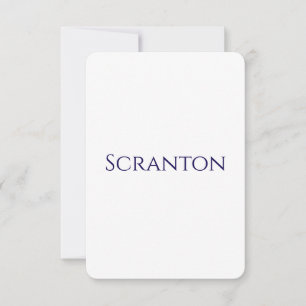 Cartons Réponse Promotion Simple de Marque 3,5" x 5" Arrondi