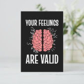 Cartons Réponse Psychologue Vos Sentiments Sont Valables (Debout devant)