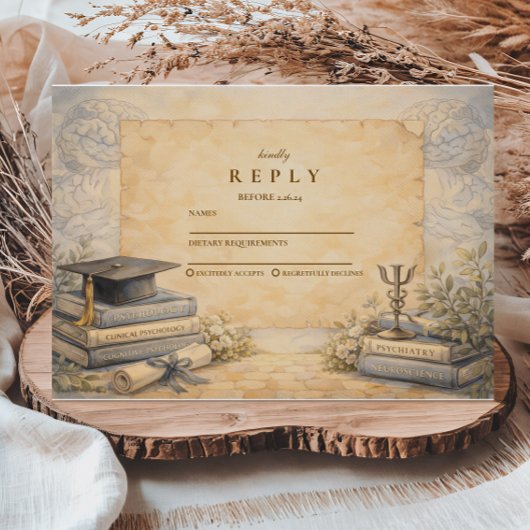 Cartons Réponse Psychology Graduation