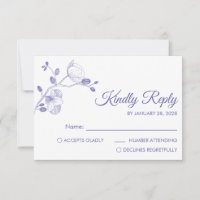 Purple moderne floral élégant orchidées minimalist