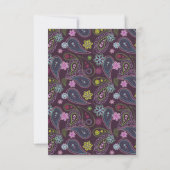 Cartons Réponse Purple Paisley (Dos)