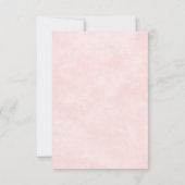 Cartons Réponse Quinceanera rose Tiara Couronne élégante (Dos)