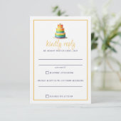 Cartons Réponse Rainbow Cake (Debout devant)