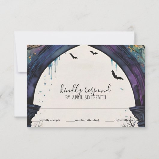 Cartons Réponse Rainbow Forest Castle Arch Pagan Handfasting (Devant)