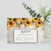 Cartons Réponse Rassemblements d'heures dorées rustiques (Debout devant)