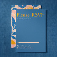Réaction du Mariage de style Lithographe bleu et j
