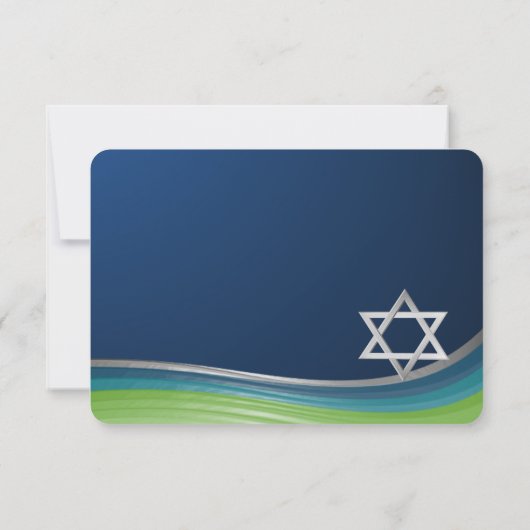 Cartons Réponse Réaction en acier bleu et vert (Dos)