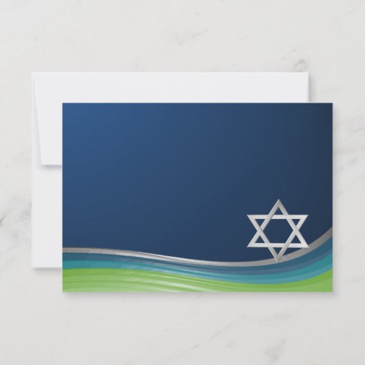 Cartons Réponse Réaction en acier bleu et vert (Dos)