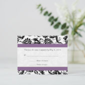 Cartons Réponse Réaction Mariage de l'étirement du raisin noir Dam (Debout devant)