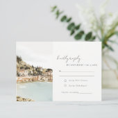 Cartons Réponse Réception de mariage à Vérone Adige Italie élégant (Debout devant)