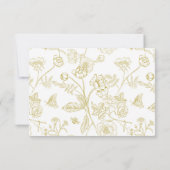 Cartons Réponse Regency Gold Allergy Mariage de restriction de rég (Dos)