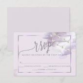 Cartons Réponse Répondre  |  BOHO Faux-uni Lilac Ruffles (Devant / Derrière)