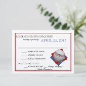 Cartons Réponse Répondre Papier plié Baseball (Debout devant)