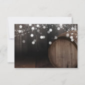 Cartons Réponse Répondre par écriture manuscrite Baril en bois et (Dos)