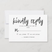 Cartons Réponse Répondre Simple Modern Memories Memorial (Devant)