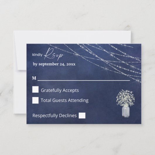 Cartons Réponse Respiration du bébé, B Chalk & String Lights no Re (Devant)