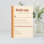 Cartons Réponse Retro les années 70 Rainbow Super Terracotta Orang (Debout devant)