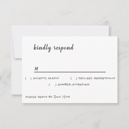 Cartons Réponse Rien De Fancy Just Love Simple Décontracté Chalkbo (Devant)