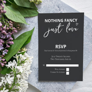 Cartons Réponse Rien De fantaisie Juste Amour Minimaliste Mariage