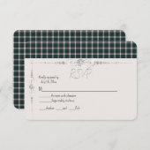 Cartons Réponse Robe Black Watch moderne Original Tartan écossais (Devant / Derrière)