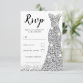 Cartons Réponse Robe étincelante Diamond Toutes les occasions Anni (Debout devant)