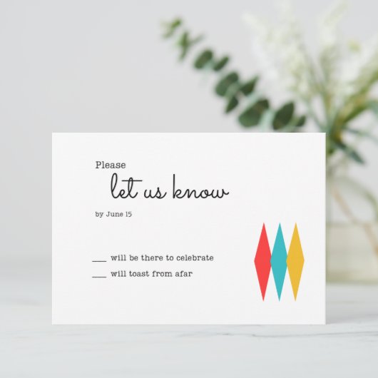 Cartons Réponse Rock and Roll 1950s Style Mariage (Debout devant)