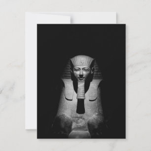 Cartons Réponse Roi pharaon noir et blanc