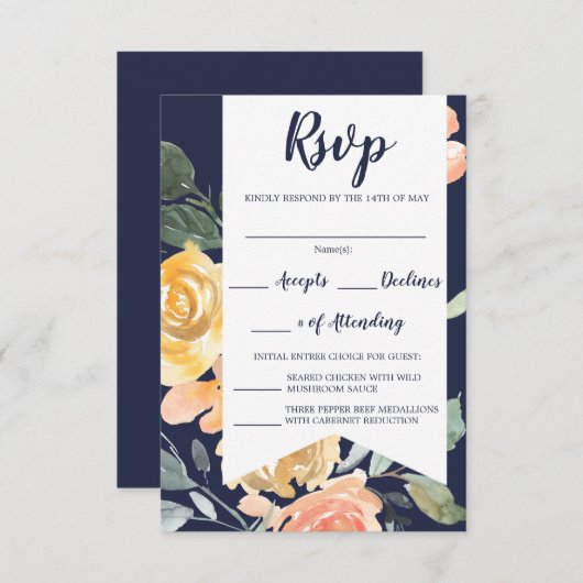 Cartons Réponse Romance Léger (Devant / Derrière)