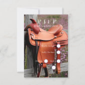 Cartons Réponse Romance rustique : Selle sur la clôture (Devant)