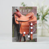 Cartons Réponse Romance rustique : Selle sur la clôture (Debout devant)