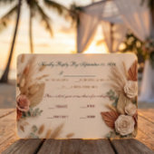 Cartons Réponse Romantic Blush Sage Wedding