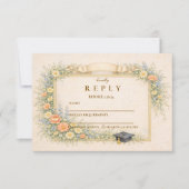 Cartons Réponse Romantic Pastel Graduation Party (Devant)