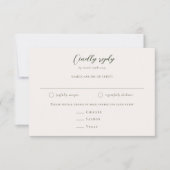 Cartons Réponse Romantique Baroque Floral Peinture Mariage (Devant)